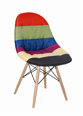 مودر مصمم الملونة ايمز البلاستيك كرسي الشكل برج ايفل النسيج مقعد