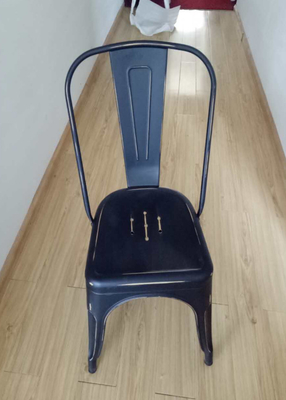 كرسي معدني توليكس الحديثة مع مسند الظهر، توليكس ارتفاع البراز الخلفي للمنزل / مطعم